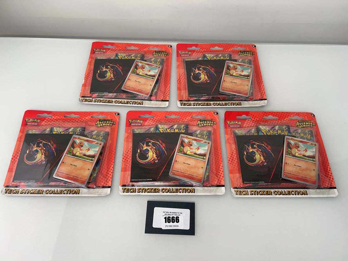 Lot 1666 - 5x Pokémon TCG: Mega Evolution - Ascended...
