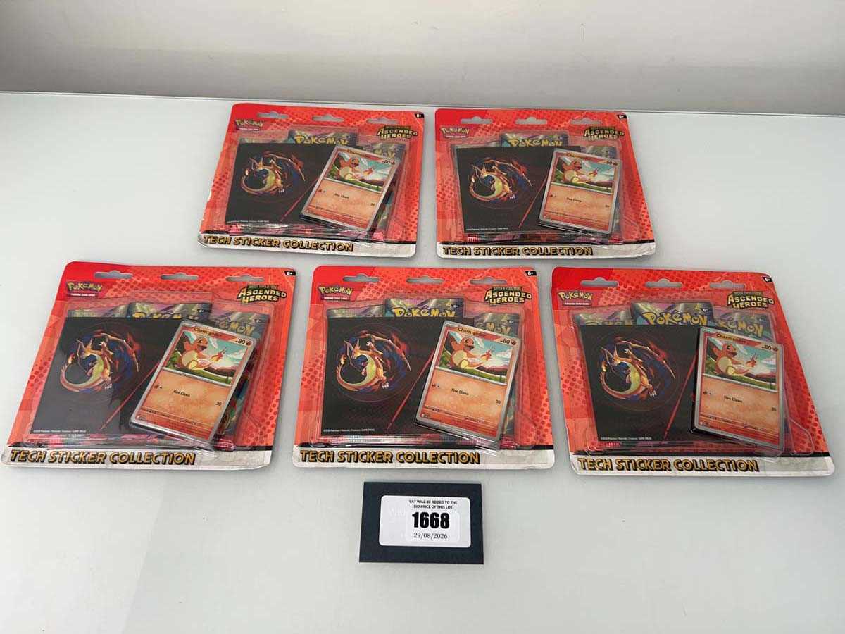 Lot 1668 - 5x Pokémon TCG: Mega Evolution - Ascended...