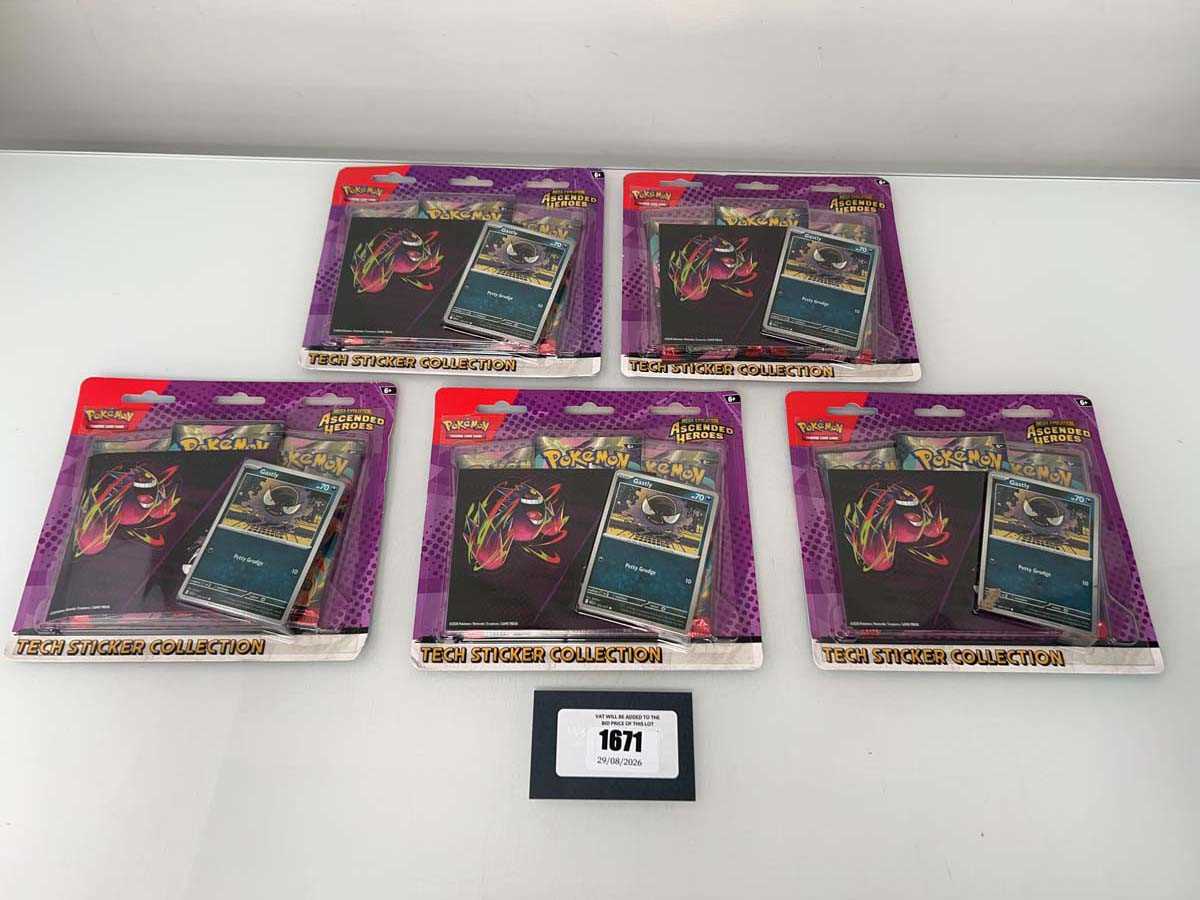Lot 1671 - 5x Pokémon TCG: Mega Evolution - Ascended...