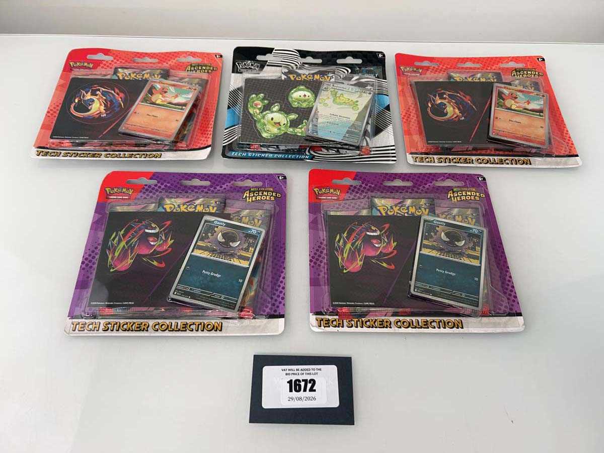 Lot 1672 - 5x Pokémon TCG: Mega Evolution - Ascended...