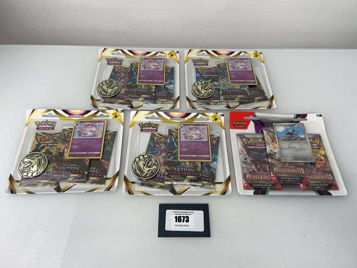 Lot 1673 - 5x Pokémon TCG: Sword & Shield - Astral...