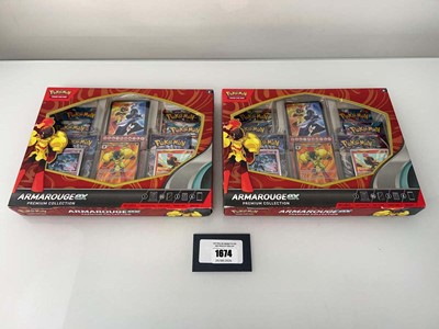 Lot 1674 - 2x Pokémon TCG: Armarouge ex Premium...