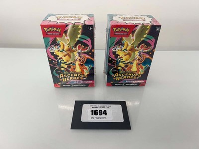 Lot 1694 - 2x Pokémon TCG: Mega Evolution - Ascended...