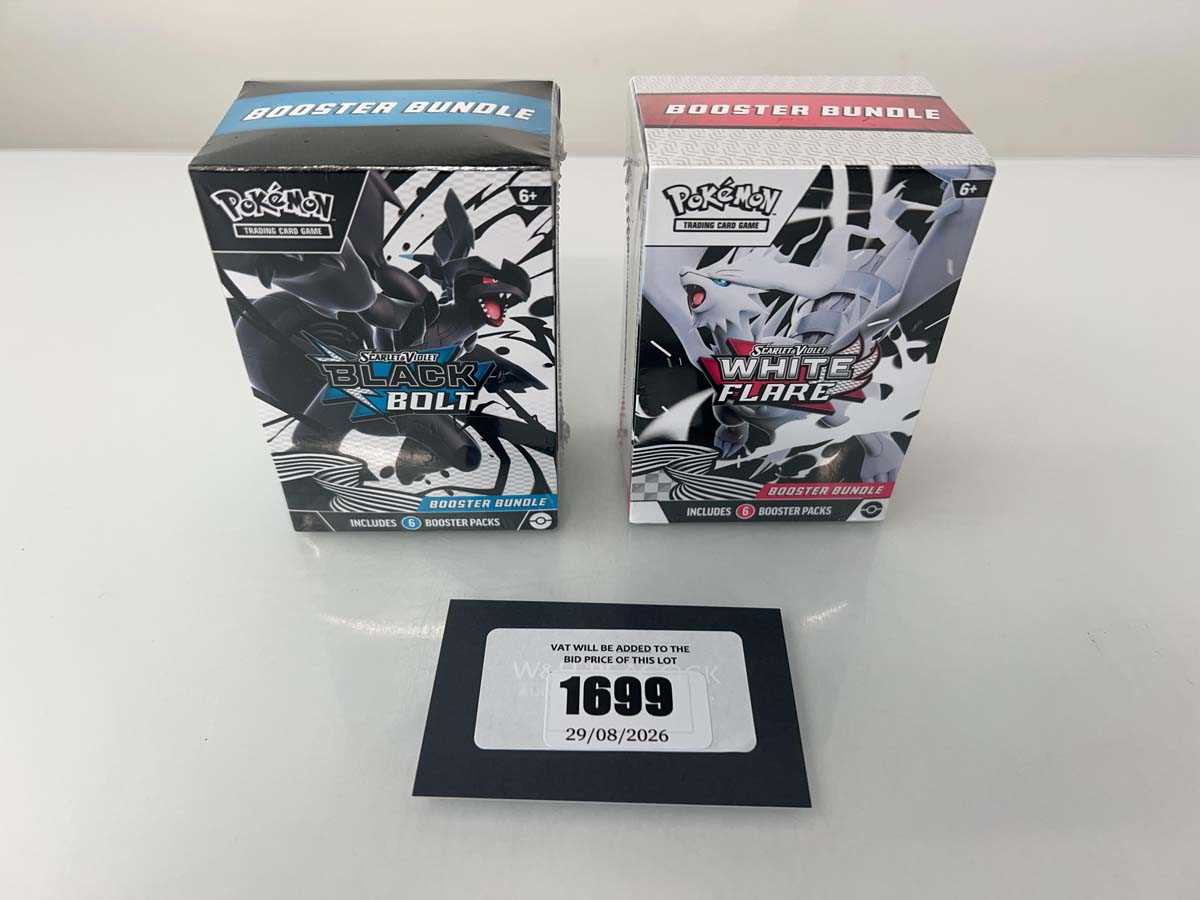 Lot 1699 - (2) Pokémon TCG: Scarlet & Violet - Black...