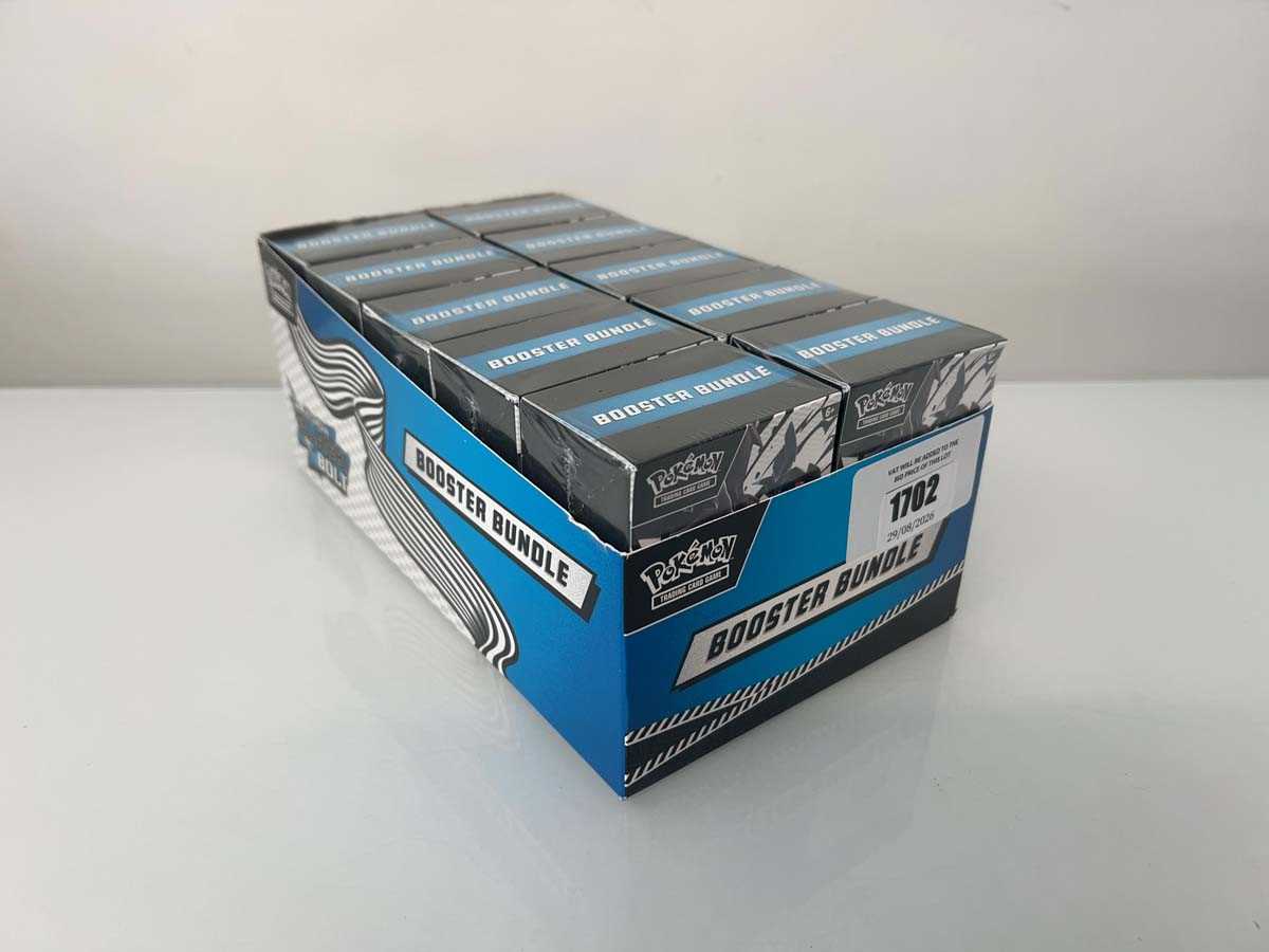 Lot 1702 - Display box containing 10 Pokémon TCG: Scarlet...