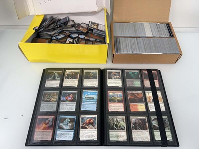 Lot 1501 - 2 Boxes and a binder containing Magic The...