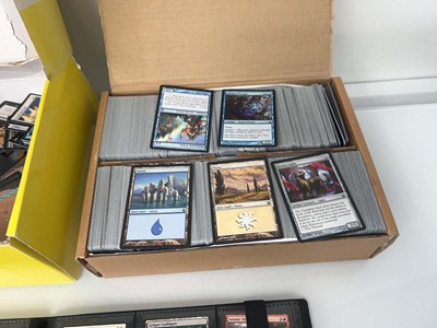 Lot 1501 - 2 Boxes and a binder containing Magic The...