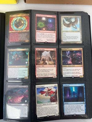 Lot 1501 - 2 Boxes and a binder containing Magic The...