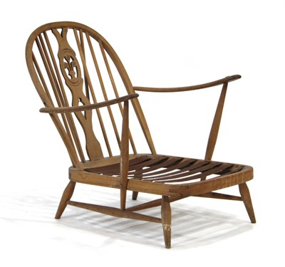 Lot 175 - An Ercol beech armchair frame *Sold subject to...