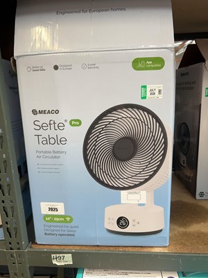 Lot 2025 - Boxed Meaco SeftiePro 10" table top fan