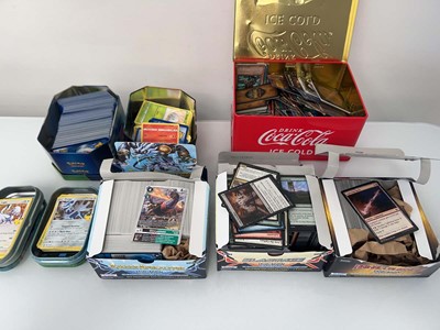 Lot 1502 - Box containing Magic the Gathering, Pokémon,...