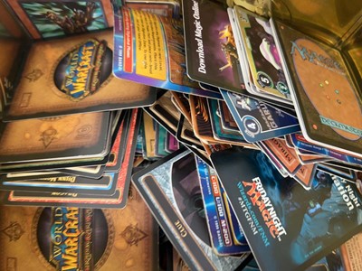 Lot 1502 - Box containing Magic the Gathering, Pokémon,...