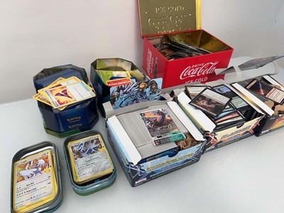 Lot 1502 - Box containing Magic the Gathering, Pokémon,...