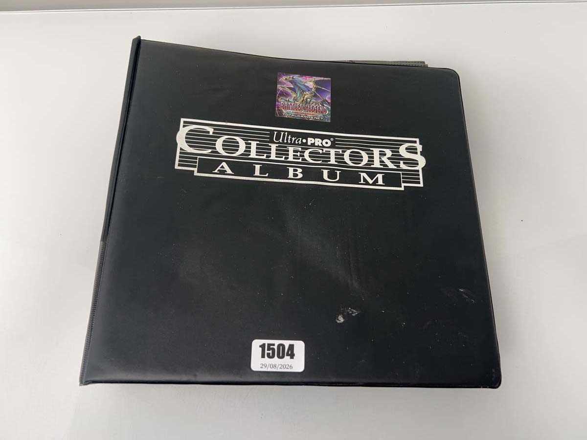 Lot 1504 - Folder of Yu-Gi-Oh cards from various sets