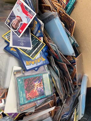 Lot 1505 - Box of various Pokémon and Yu-Gi-Oh cards,...
