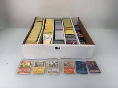 Lot 1506 - Box of various Pokémon and Yu-Gi-Oh cards from...
