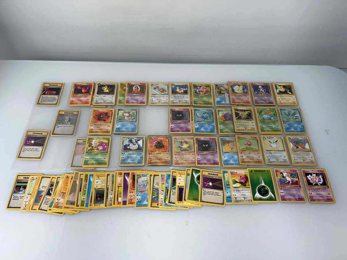Lot 1507 - Folder containing vintage Pokémon trading...
