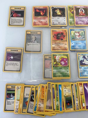 Lot 1507 - Folder containing vintage Pokémon trading...