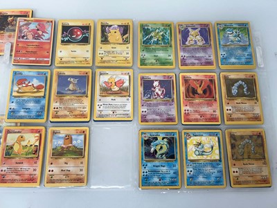 Lot 1507 - Folder containing vintage Pokémon trading...