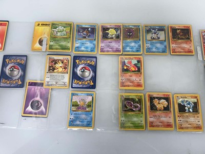 Lot 1507 - Folder containing vintage Pokémon trading...