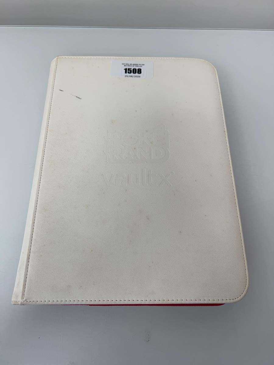 Lot 1508 - Folder containing Yu-Gi-Oh trading cards from...