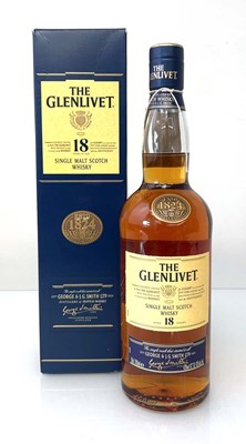 Lot 39 - A bottle of The Glenlivet 18 Year Old Single...