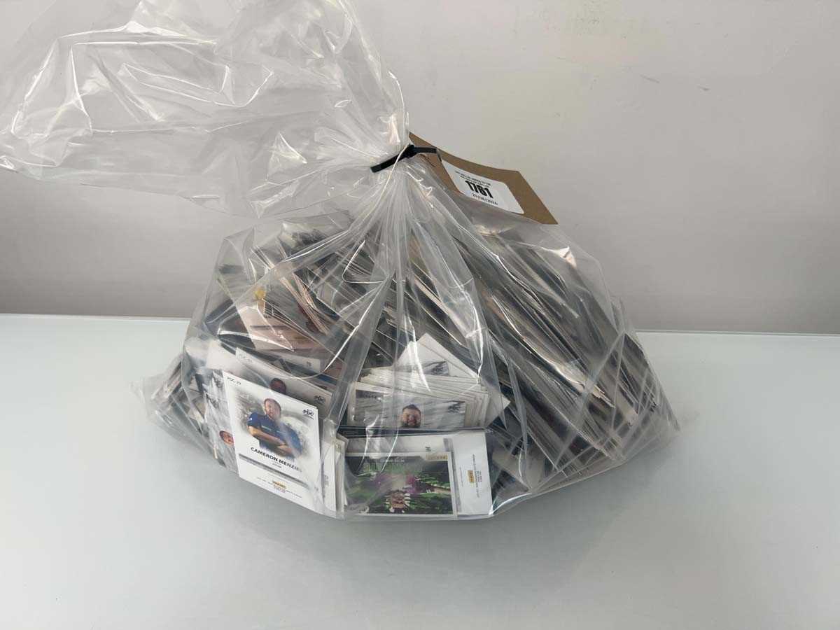 Lot 1761 - Bag containing loose Panini PDC Darts trading...