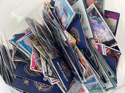 Lot 1762 - Bag containing loose One Piece trading cards