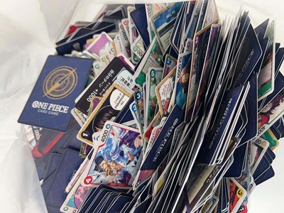 Lot 1765 - Bag containing loose One Piece trading cards