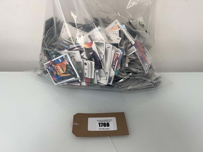 Lot 1766 - Bag containing loose Panini PDC Darts trading...