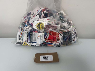 Lot 1767 - Bag containing loose Football trading cards