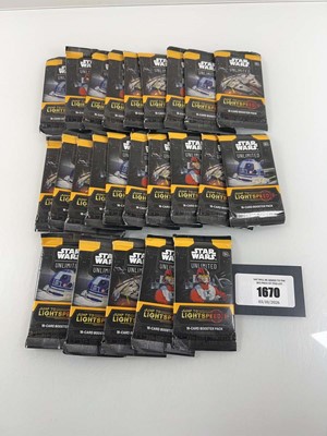 Lot 1670 - Star Wars: Unlimited - Jump to Lightspeed...
