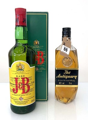 Lot 55 - 2 bottles of Scotch Whisky circa 1980's, 1x...