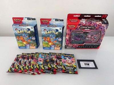 Lot 1718 - Various Pokémon TCG products including My...
