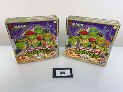 Lot 1676 - 2x Magic The Gathering: Teenage Mutant Ninja...