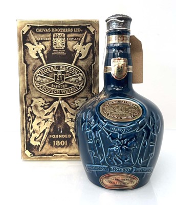 Lot 64 - A ceramic decanter of Chivas Brothers Royal...