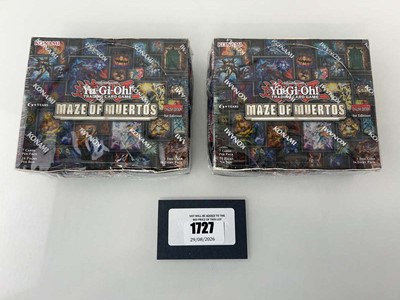 Lot 1727 - 2x Yu-Gi-Oh TCG: Maze of Muertos Booster Boxes...