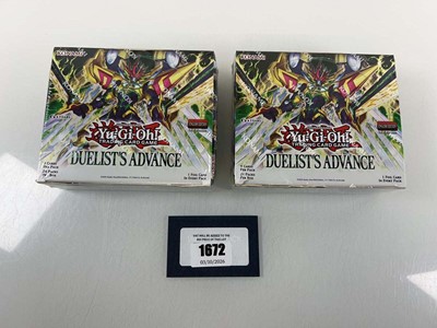 Lot 1672 - 2x Yu-Gi-Oh TCG: Duelist's Advance Booster...