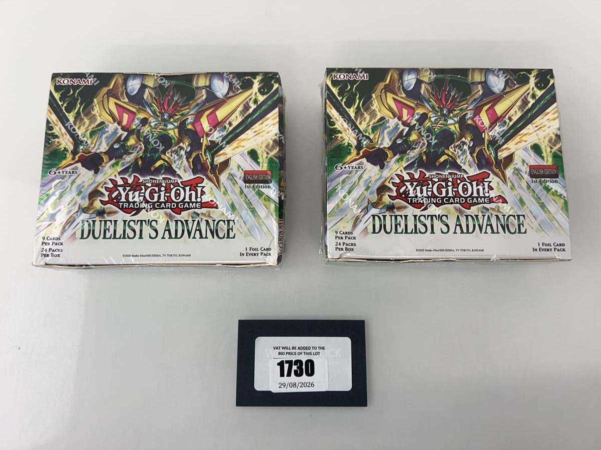 Lot 1730 - 2x Yu-Gi-Oh TCG: Duelist's Advance Booster...