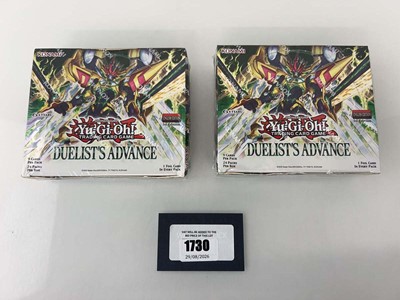 Lot 1730 - 2x Yu-Gi-Oh TCG: Duelist's Advance Booster...