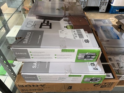 Lot 1189 - Sanus Preferred full motion TV wall mount for...