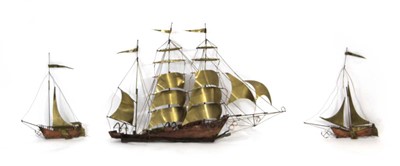 Lot 189 - A 1970's Daniel D'haeseleer copper and brass...