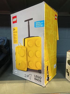 Lot 1264 - LEGO expandable trolley brick case (backpack...