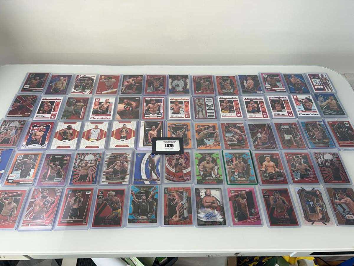 Lot 1475 - Approx. 62 Top Loaded Panini/Topps UFC...