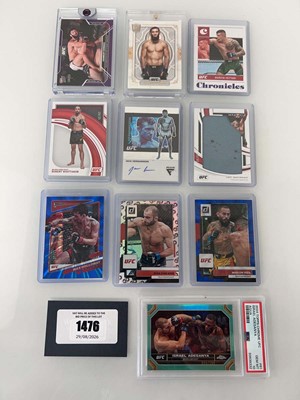 Lot 1476 - (10) Top Loaded Panini/Topps UFC collectable...