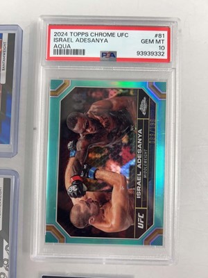Lot 1476 - (10) Top Loaded Panini/Topps UFC collectable...