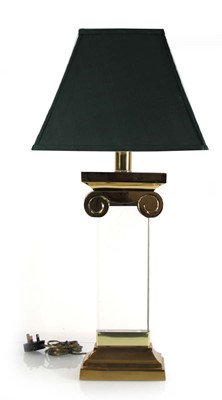 Lot 208 - A Hollywood Regency style table lamp with a...