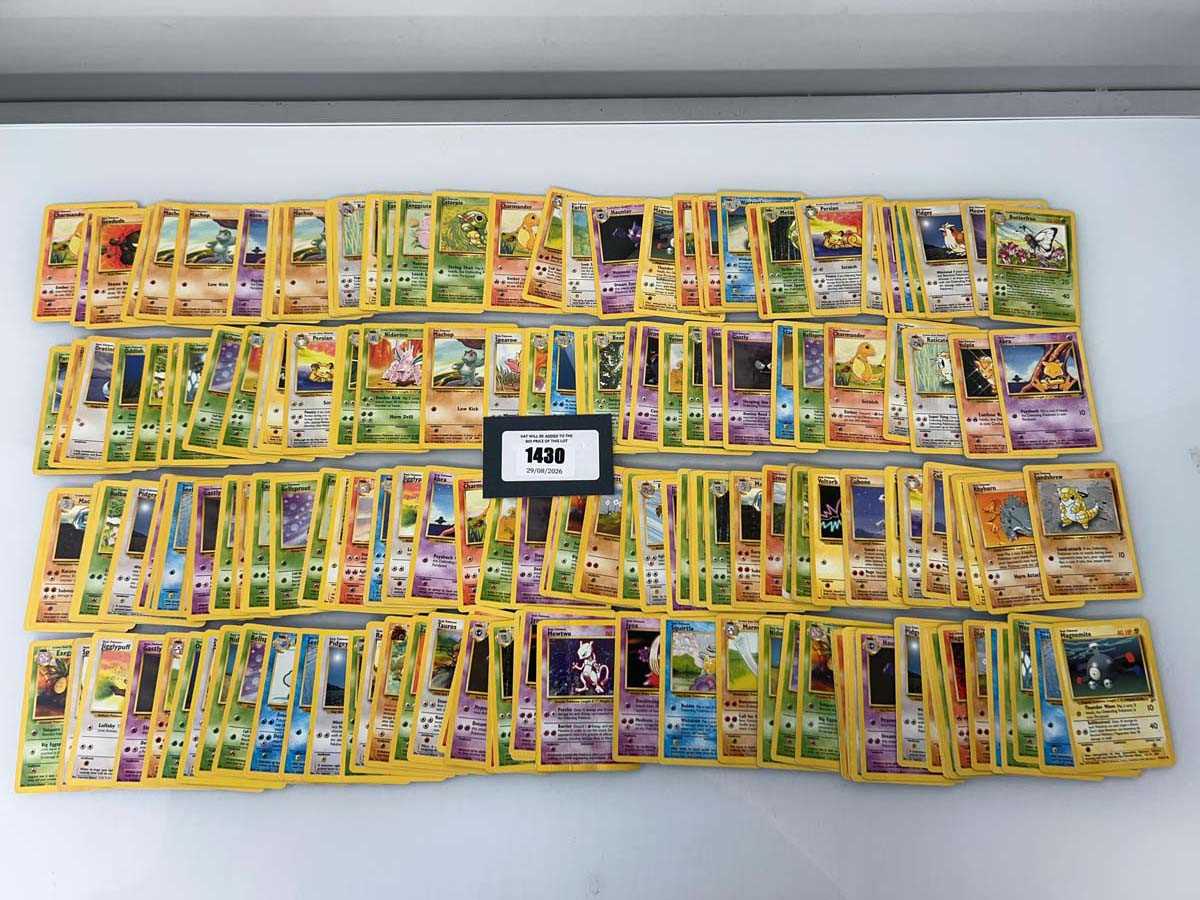 Lot 1430 - Approx. 150 Vintage Pokémon cards from various...