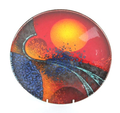 Lot 212 - An Alan Clarke Studio pottery cabinet bowl,...