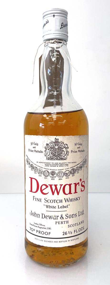 Lot 80 - A bottle of Dewar's "White Label" legendary...
